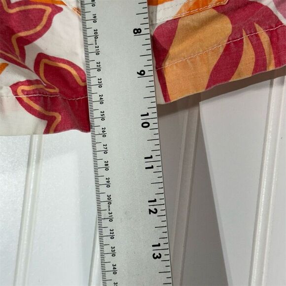 Vintage Y2K Bongo Floral Print Shorts Sz 3 Ramie Cotton | Coastal Cowgirl Vibes - Picture 3 of 6